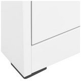 Filing Cabinet White 46x62x72.5 cm Steel