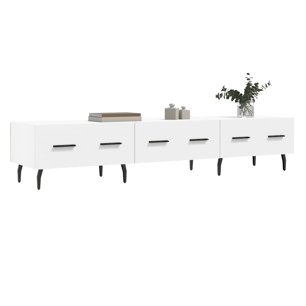 TV Cabinet White 150x36x30 cm Engineered Wood