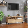 TV Cabinet White 100x34.5x44.5 cm Engineered Wood