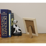 Set of Three Photo Frames with Wood Edge