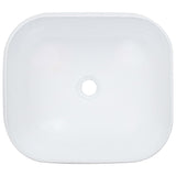 Wash Basin 44.5x39.5x14.5 cm Ceramic White