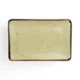 Porcelain Serving Plate&Platter Pebble Pistachio 30cm