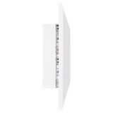 LED Bathroom Mirror White 90x8.5x37 cm Acrylic