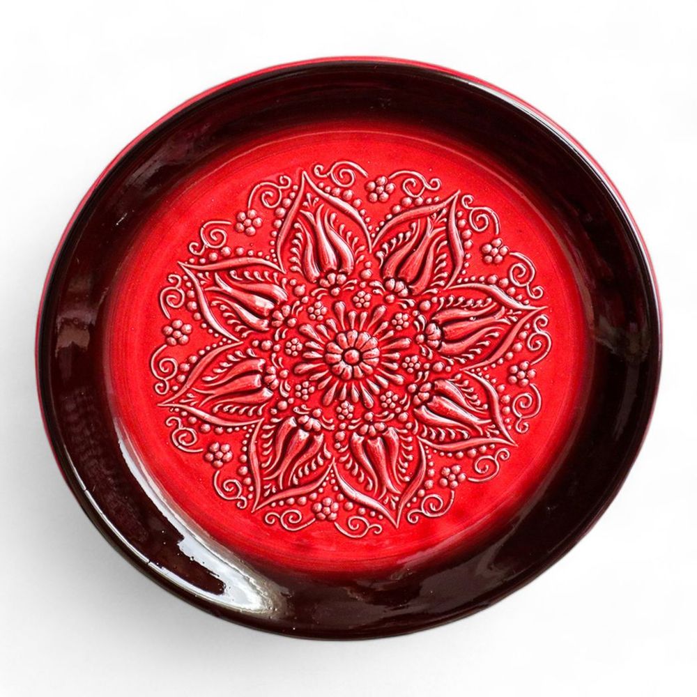 8-in-1 Red Bowls Set for Sharing, Snacks and Breakfast