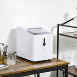 12kg Ice Maker Machine Counter Top Home Drink Equipment w/ Basket White