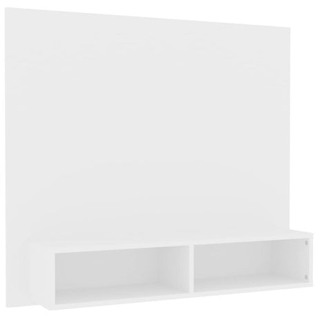 Wall TV Cabinet White 102x23.5x90 cm Engineered Wood