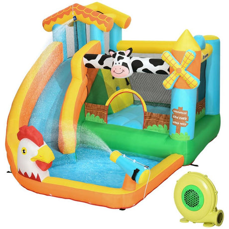 Inflatable House, Kids Bounce Castle with Inflator, Bag