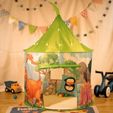 Play Tent Pop Up Indoor or Outdoor Garden Playhouse Dino Tent for Kids Childrens