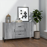 Sideboard Smoked Oak 100x36x60 cm Engineered Wood