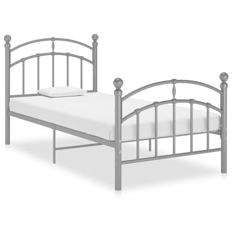 Bed Frame Black Metal 90x200 cm