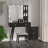 FCH Dressing Table Set with Mirror Cabinet