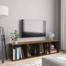 Book Cabinet/TV Cabinet Smoked Oak 143x30x36cm Engineered Wood