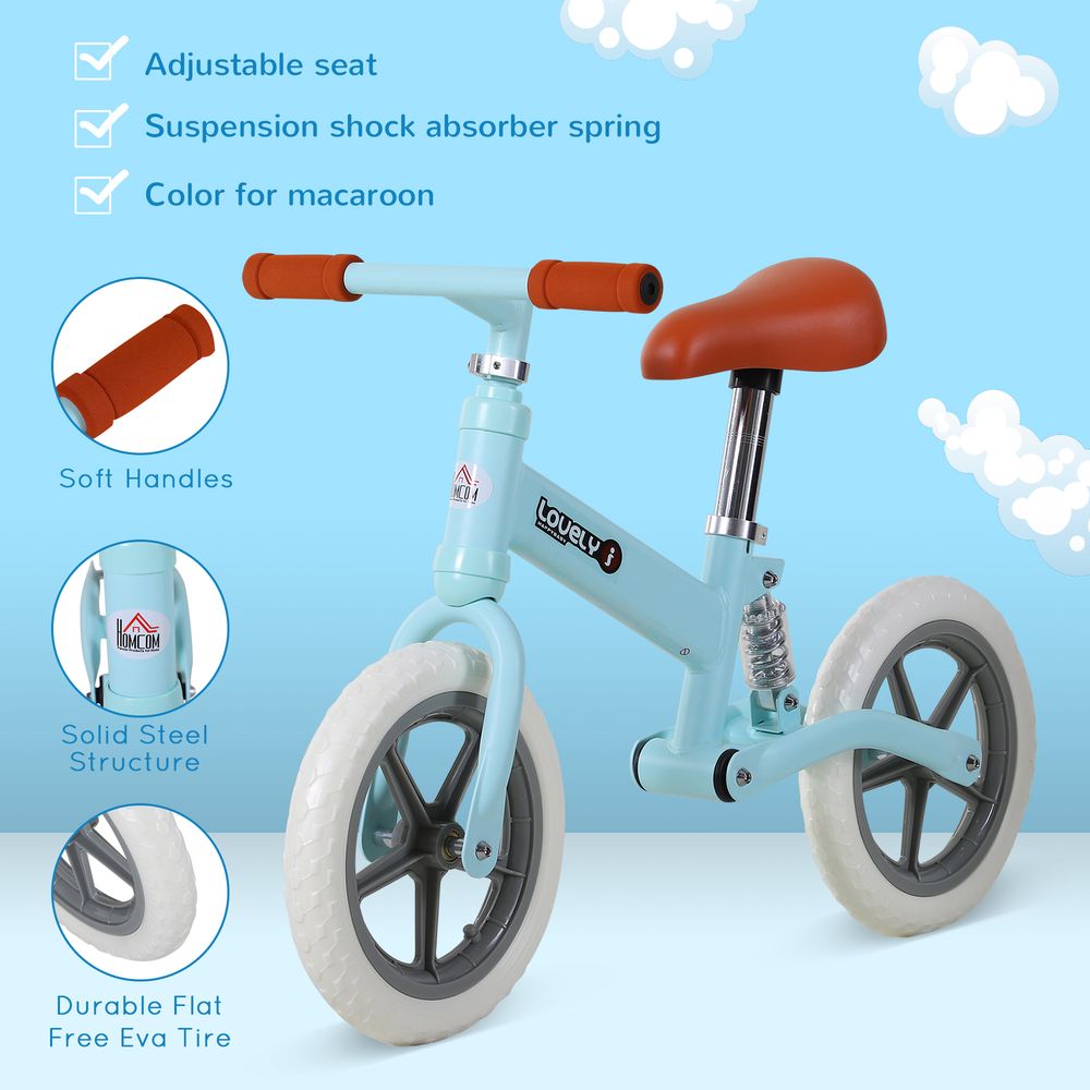 Kid Balance Bike ChildrenBicycle Adjustable Seat 2-5 Years No Pedal