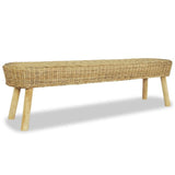 Hall Bench 110x35x45 cm Natural Rattan