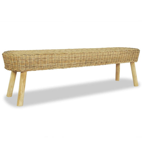 Hall Bench 110x35x45 cm Natural Rattan