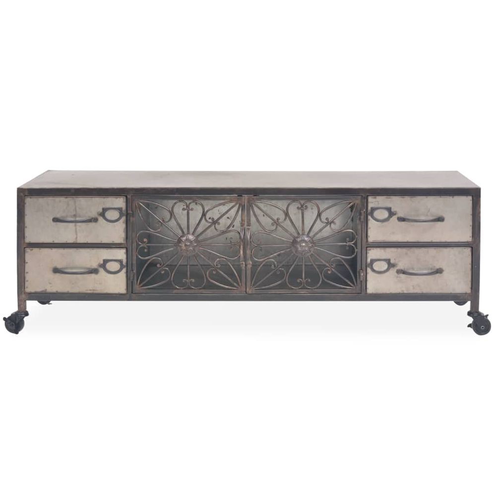 TV Cabinet 120x30x40 cm Silver