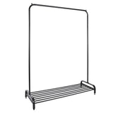 Clothes Rail In Black Powder Coating