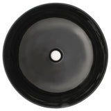 Basin Ceramic Round Black 41.5x13.5 cm