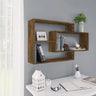 Wall Shelf Smoked Oak 104x20x58.5 cm Engineered Wood