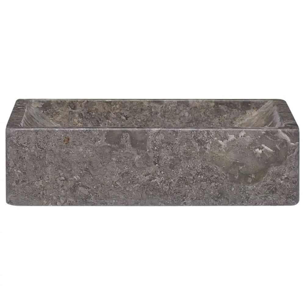 Sink Grey 45x30x12 cm Marble