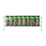 1 Tier Spice Herb Jar Rack Holder for Kitchen Door Cupboard Wall Storage Unit