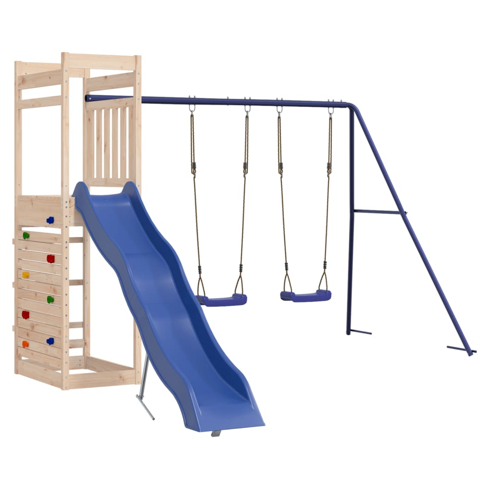 Outdoor Playset Solid Wood Pine