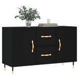 Sideboard Black 100x36x60 cm Engineered Wood