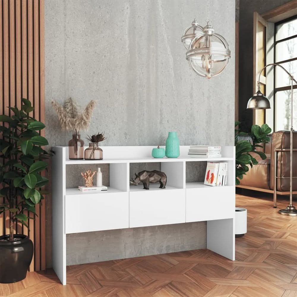 Sideboard White 105x30x70 cm Engineered Wood