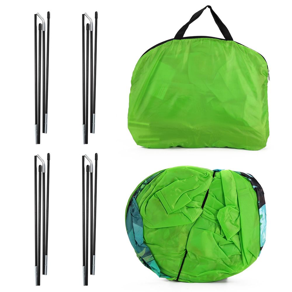 Jungle Play Tent Portable Foldable Green Pop Up Garden Playhouse Tent