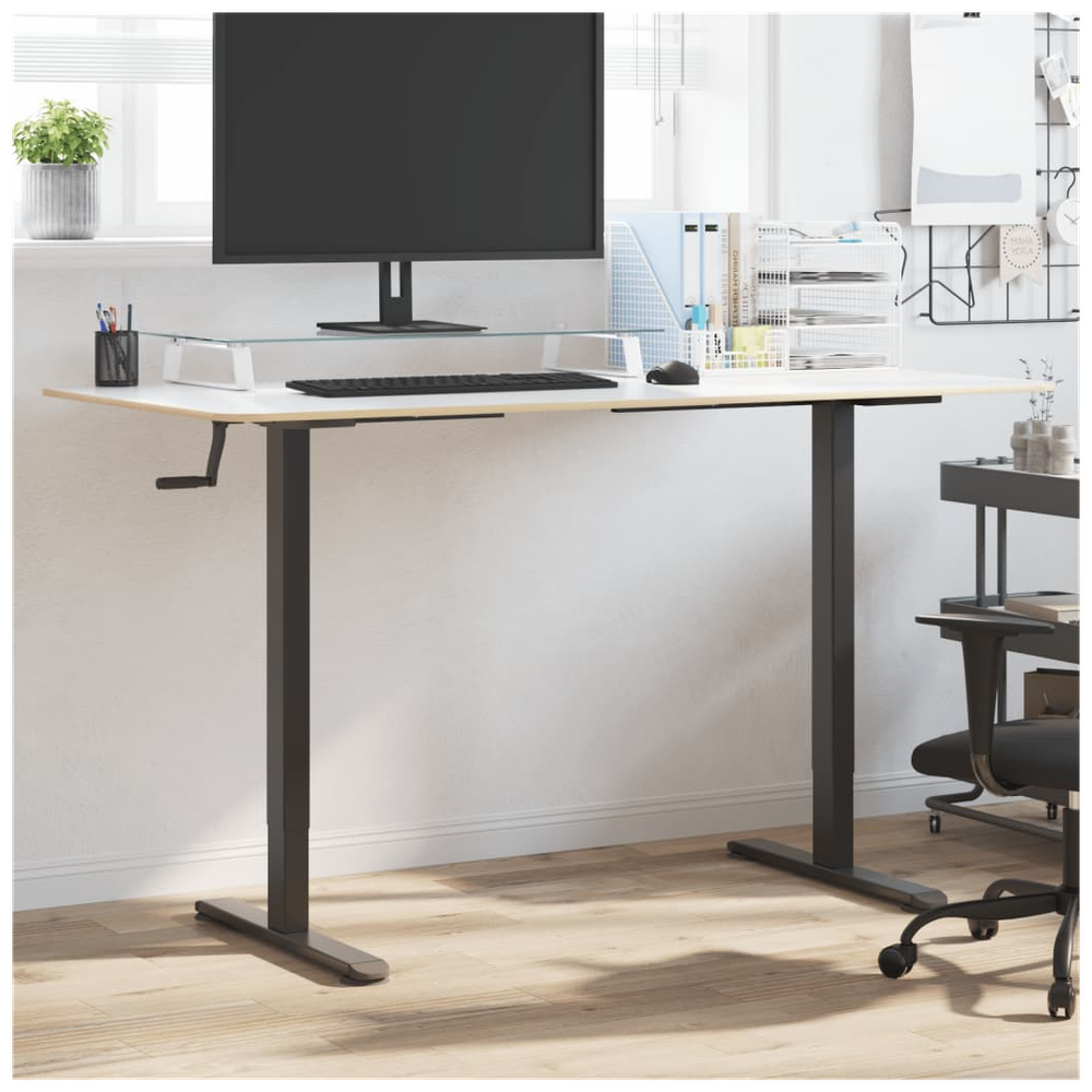 Standing Desk Frame Black (94-135)x60x(70-114) cm Steel