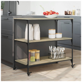 Kitchen Trolley Sonoma Oak 102x50x95 cm Engineered Wood