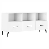 TV Cabinet White 102x36x50 cm Engineered Wood