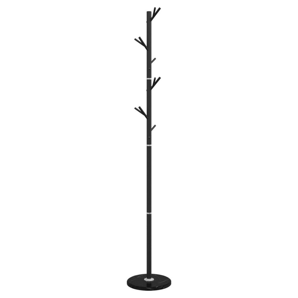 Coat Stand Black 175 cm Powder-coated Iron