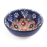 Handmade Ceramic Bowl Mexican Navy 8cm