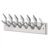 Aluminium Wardrobe Hook Coat Rack Hat/Tie Hanger Silver