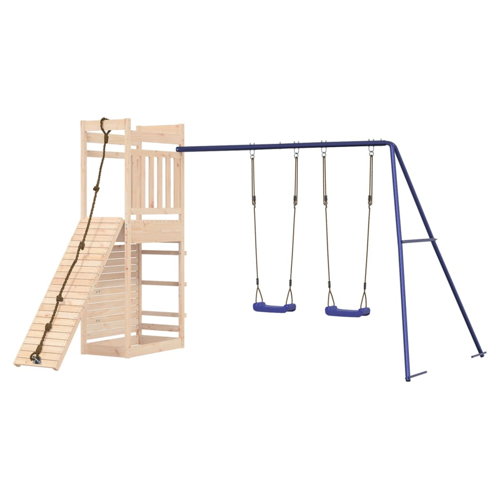 Outdoor Playset Solid Wood Pine