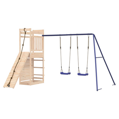 Outdoor Playset Solid Wood Pine