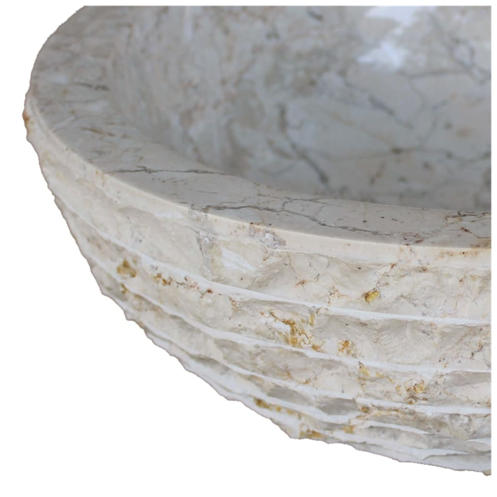 Basin Marble 40 cm Black