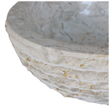 Basin Marble 40 cm Black