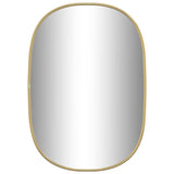 Wall Mirror Gold 50x35 cm