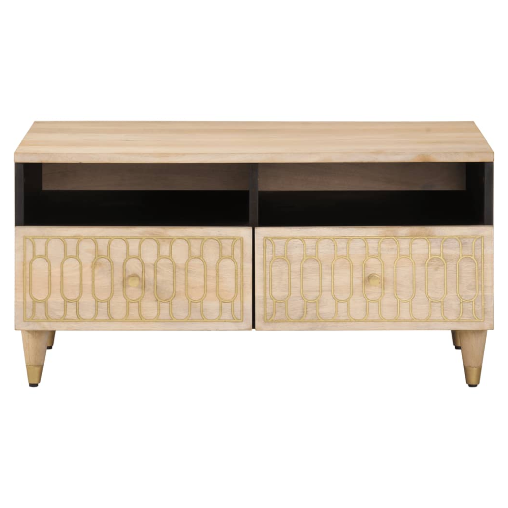 Coffee Table 80x54x40 cm Solid Wood Mango