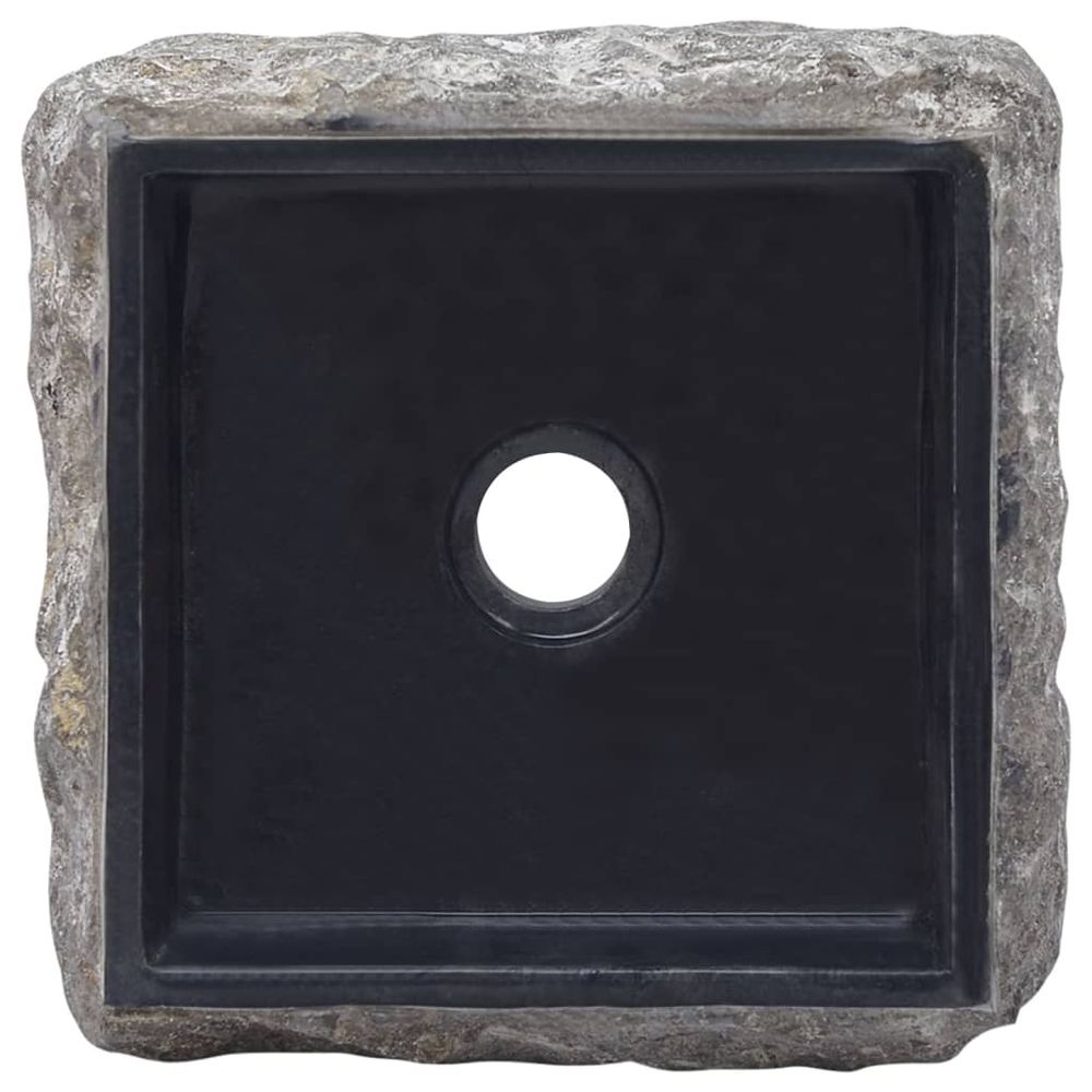 Sink Black 30x30x13 cm Marble