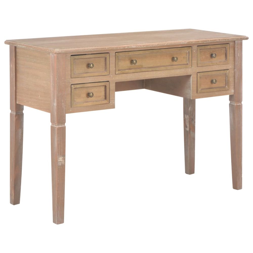 Writing Desk 109.5x45x77.5 cm with 5 Drawers