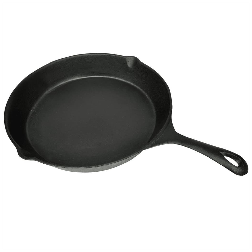 Grill Fry Pan Cast Iron 30 cm Round