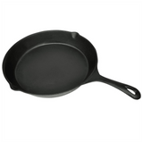 Grill Fry Pan Cast Iron 30 cm Round