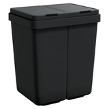 Dual Bin Anthracite 2x25 L