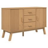 Sideboard OLDEN Brown 114x43x73.5cm Solid Wood Pine