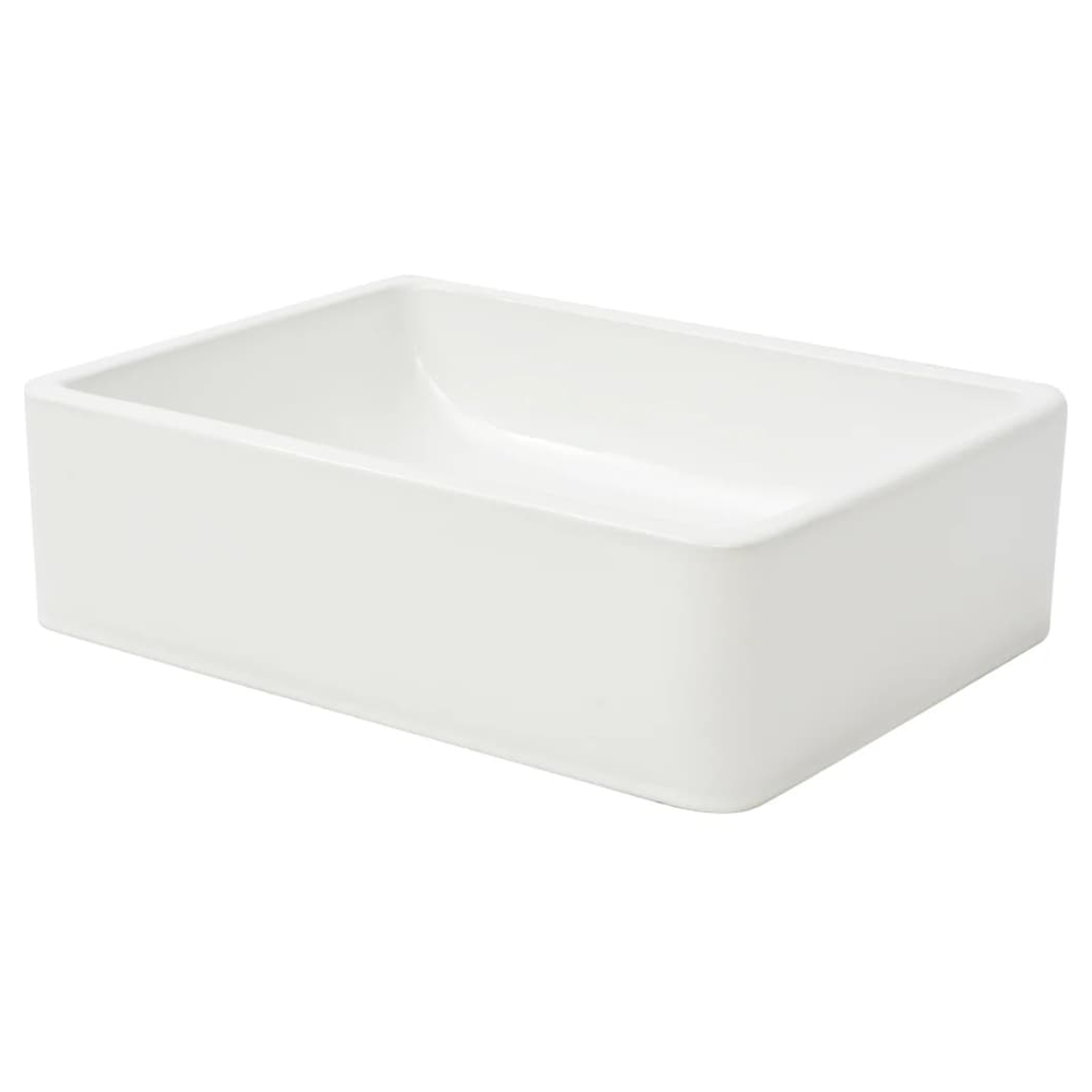 Basin Ceramic White 41x30x12 cm