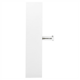 Office Cabinet White 90x40x180 cm Steel