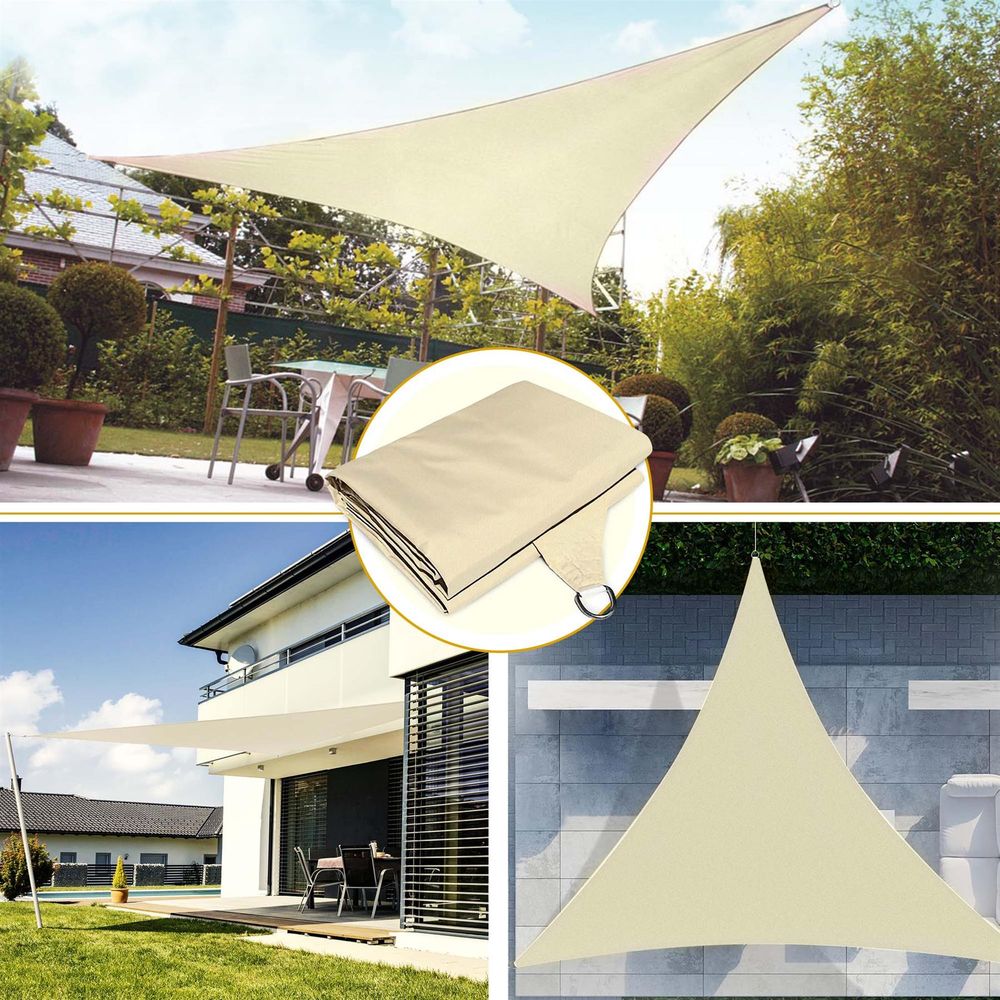 Triangle Sail Shade Beige AS-04369